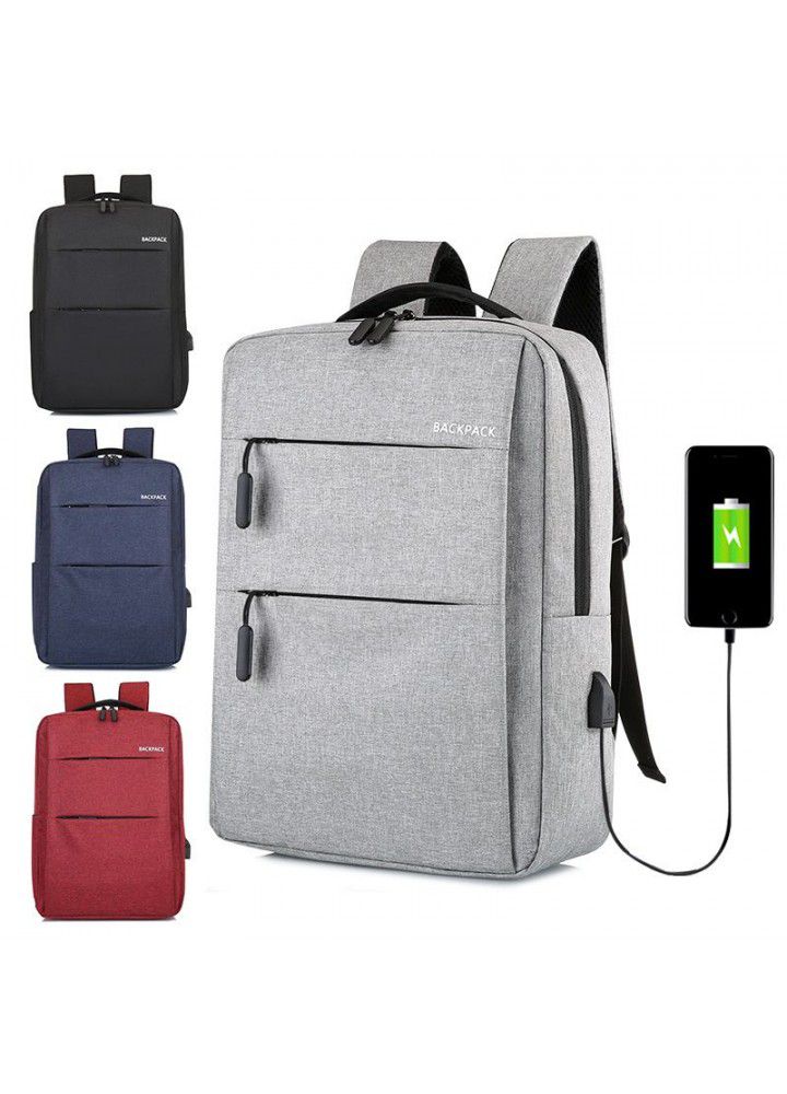 Gift custom made Xiaomi backpack business leisure backpack USB charging multi-functional men's and women's schoolbag 