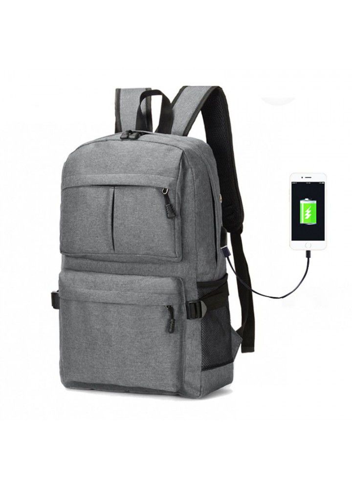 2020 new wholesale multifunctional USB rechargeable backpack computer business leisure backpack schoolbag for boys and girls 