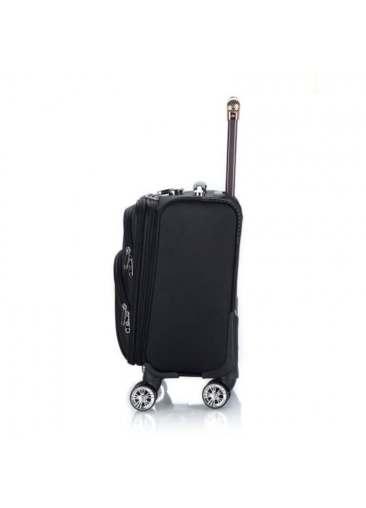 18 inch Oxford cloth small trolley case Cardan wheel case men's and women's boarding case computer suitcase small travel soft case 