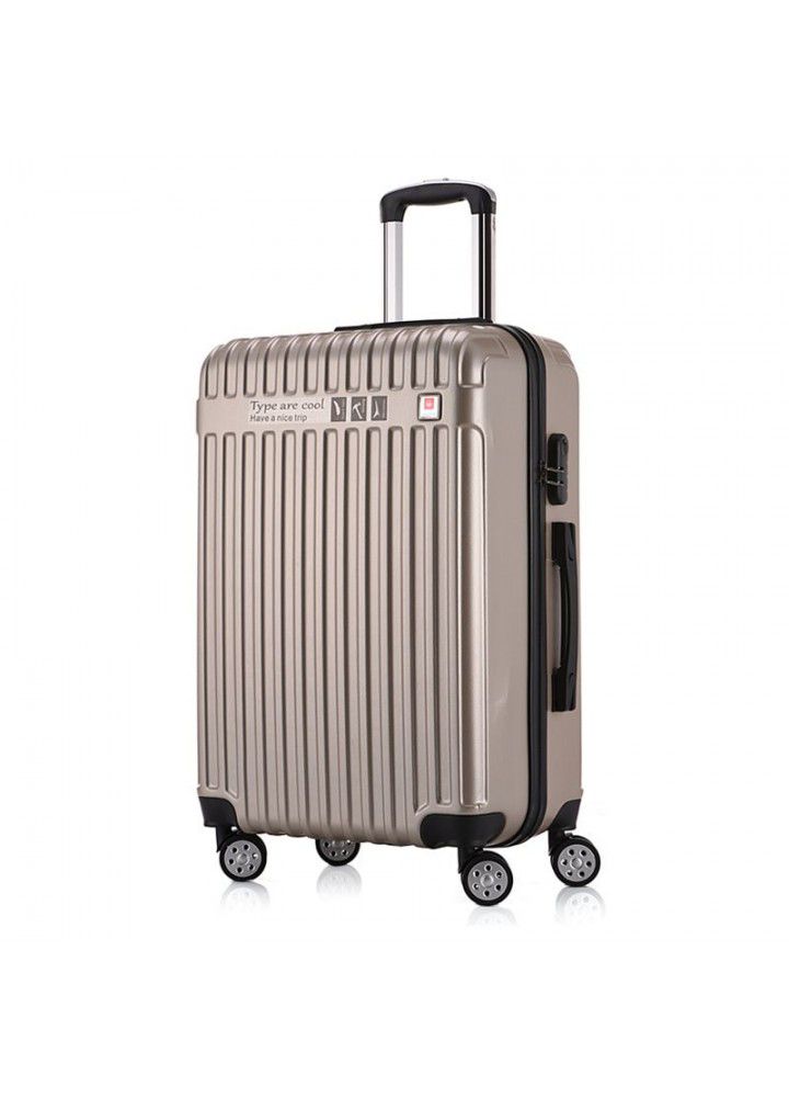 Fashion cup rack trolley case student luggage universal wheel travel case 24 inch password boarding box 