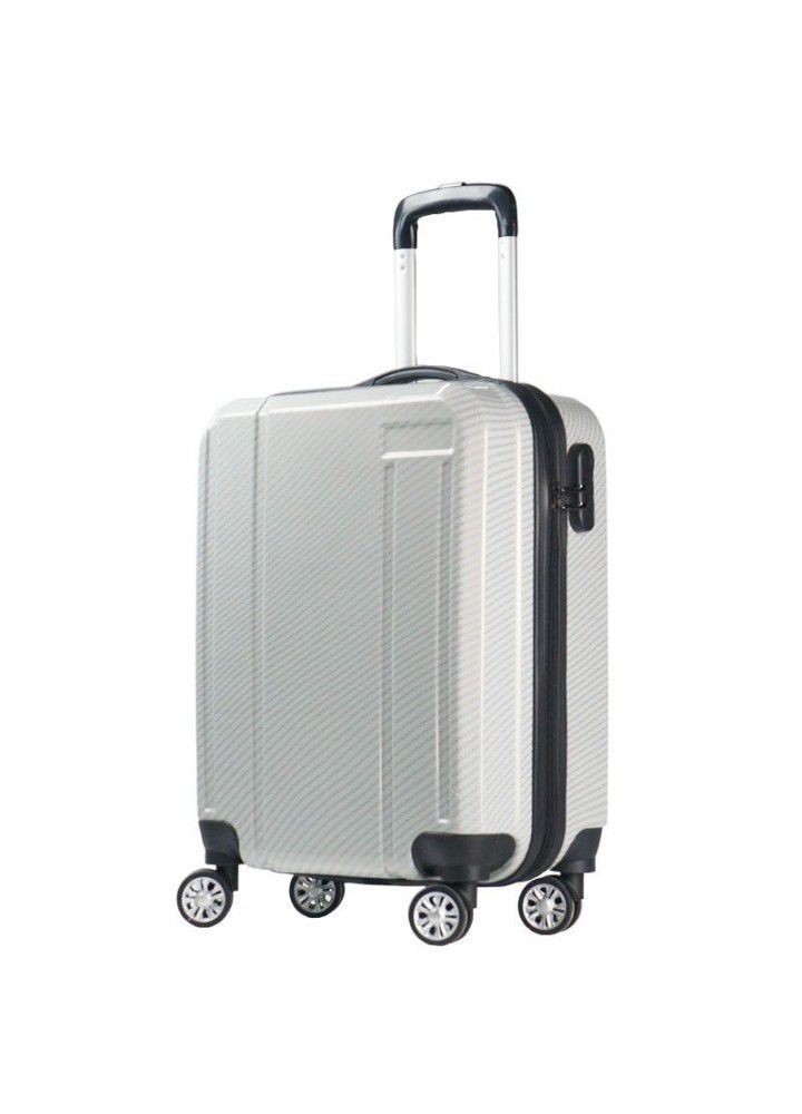 Direct sales of commercial leisure style simple atmosphere travel box large capacity ABS aluminum alloy pull rod luggage 
