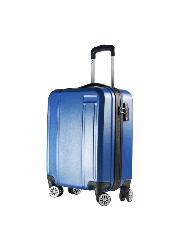 Direct sales of commercial leisure style simple atmosphere travel box large capacity ABS aluminum alloy pull rod luggage 