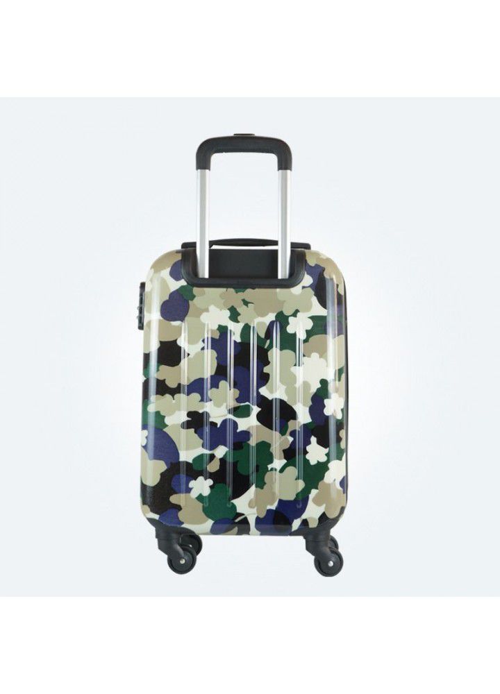 Camouflage Trolley Case 18 inch customized PC Case men and women board case travel outdoor children Mini luggage 