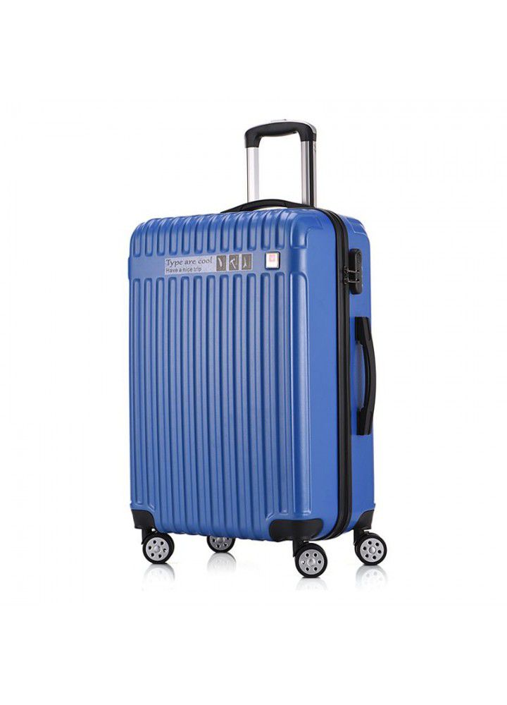 Fashion cup rack trolley case student luggage universal wheel travel case 24 inch password boarding box 