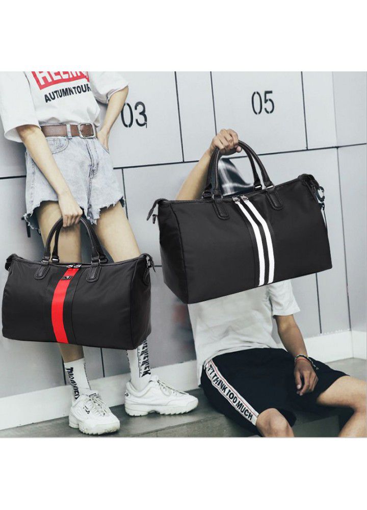 Korean new bag 22 inch suitcase travel bag large capacity travel bag carrying luggage bag net red exercise fitness bag 