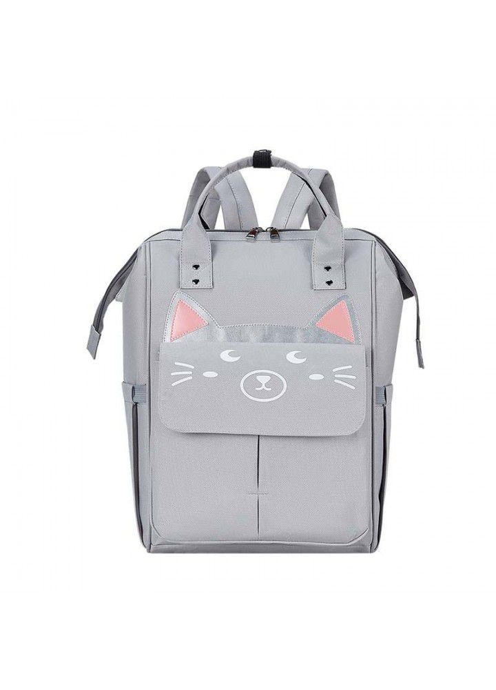  new cartoon mummy bag cute mother and baby backpack large capacity mummy Backpack 