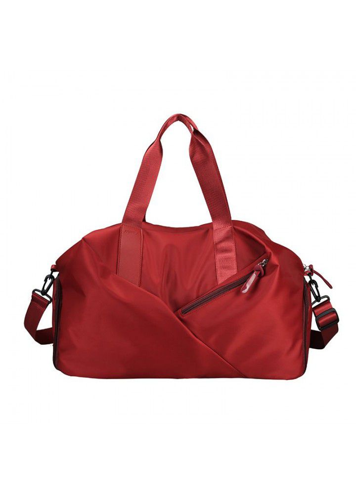 Luggage bag men's short distance hand-held travel bag women's multi-functional independent shoe position waterproof sports fitness bag 
