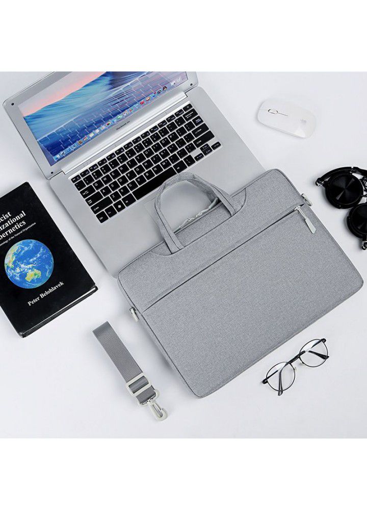 Cute portable tablet computer bag Single Shoulder Messenger women's leisure bag 14 inch notebook handbag customized wholesale 