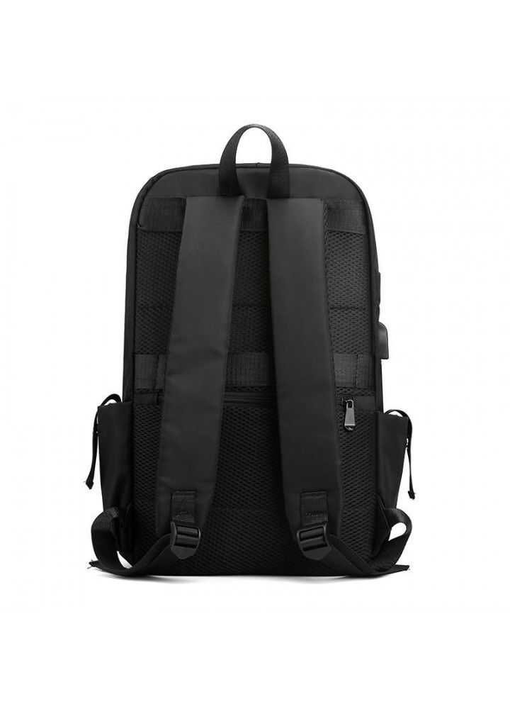  new men's business leisure USB computer backpack campus student schoolbag Korean fashion backpack trend 