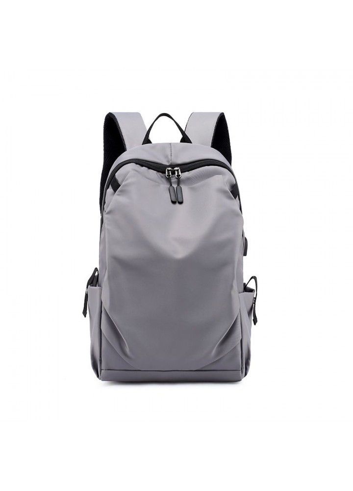  new men's business leisure USB computer backpack campus student schoolbag Korean fashion backpack trend 