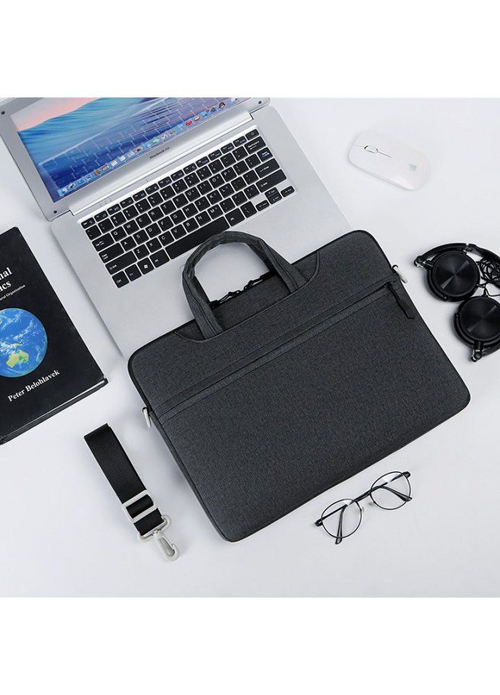 Cute portable tablet computer bag Single Shoulder Messenger women's leisure bag 14 inch notebook handbag customized wholesale 