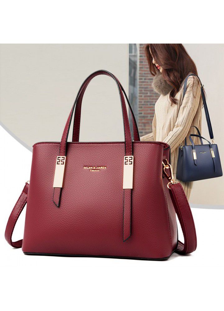 Bag female  new fashion atmosphere fashion soft leather bridal bag red lady's handbag women's Bag Messenger Bag 
