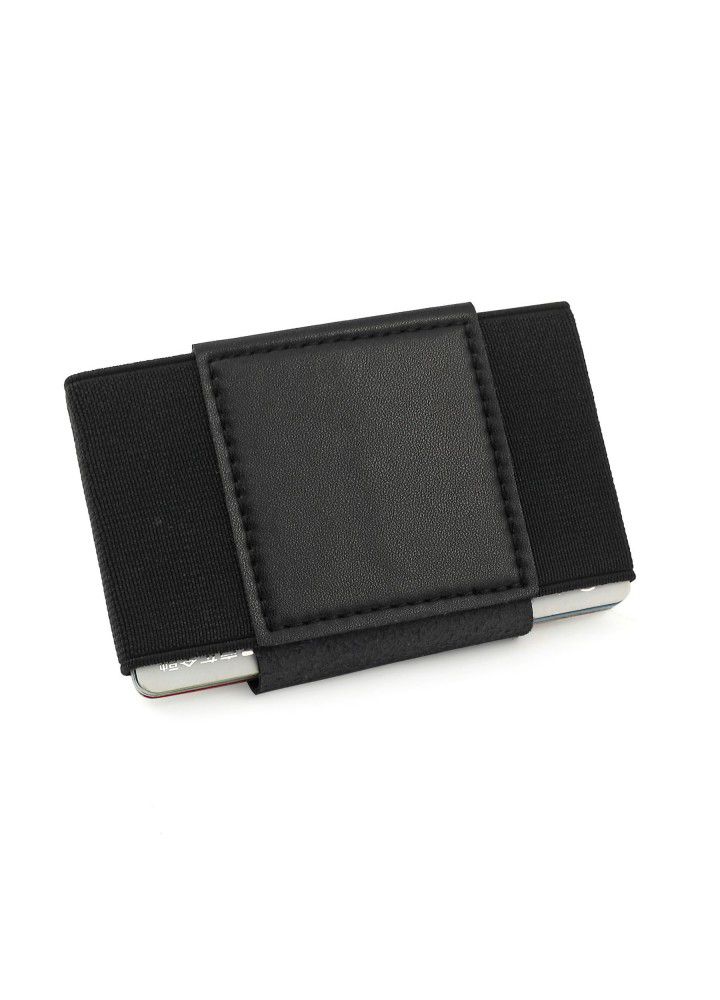 Amazon elastic card bag Mini Slim Wallet Creative Gift Card Clip Wallet invisible airtag pocket 