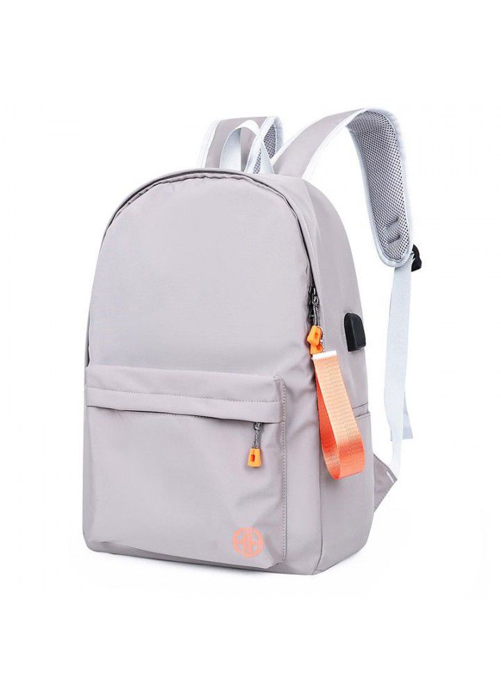  new backpack large capacity student schoolbag leisure fashion backpack Korean small clear outdoor