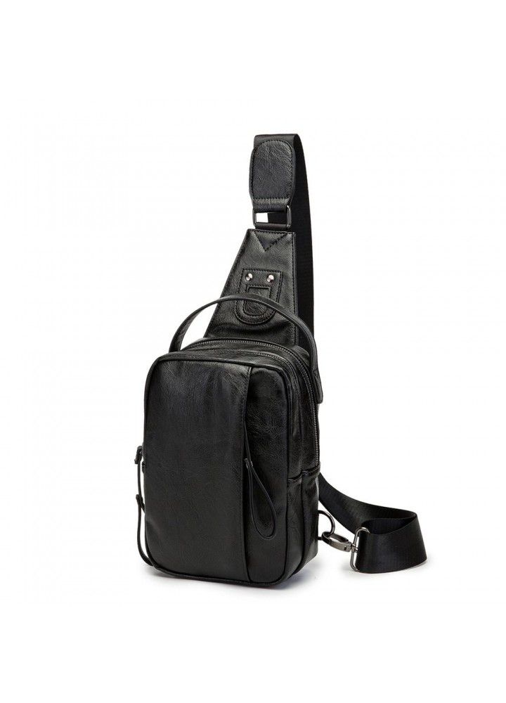  new chest bag Korean leisure waist bag trendy men's bag men's sports one shoulder bag iPad bag wholesale